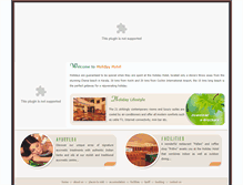 Tablet Screenshot of holidayhotel.in